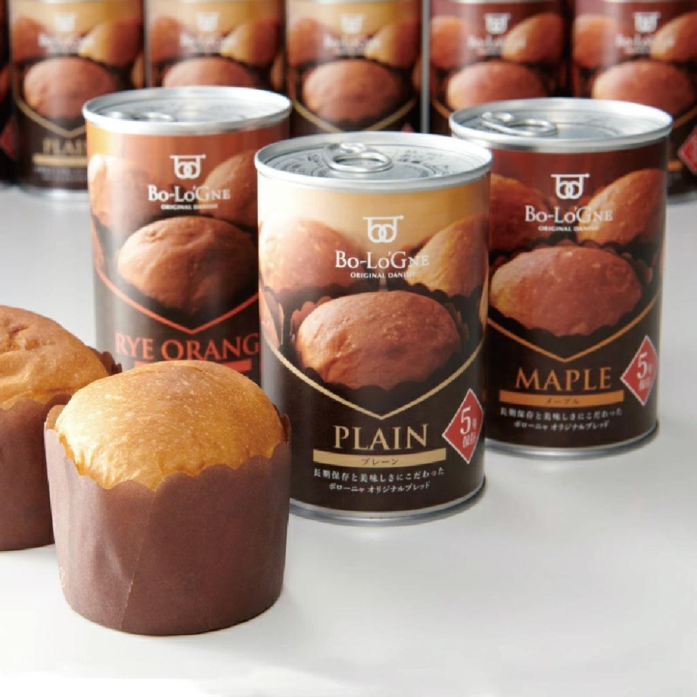 現貨＆發票🇯🇵日本 Bo-Lo’Gne 京都祇園 長期保存 罐頭麵包 5年6個月｜防災糧 戶外露營 圓麵包 罐裝 糧食-細節圖5