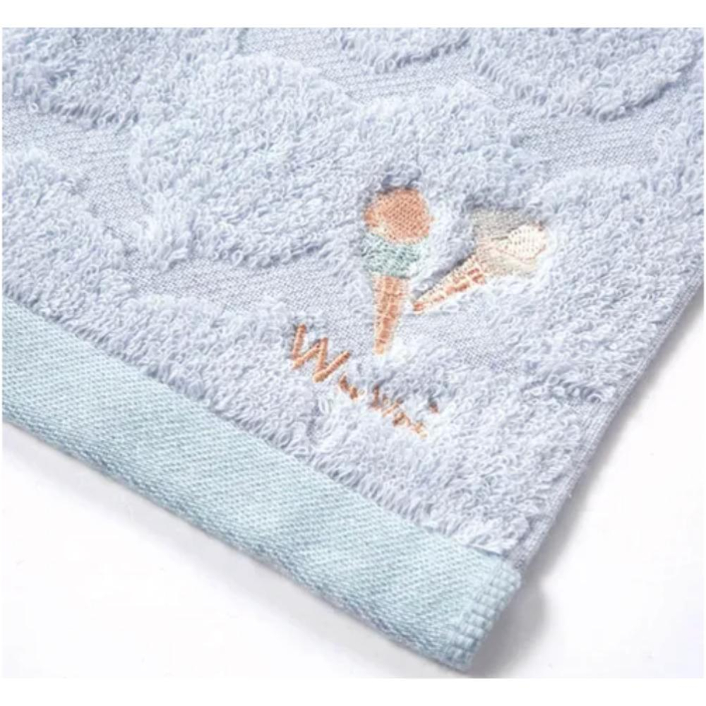 發票🌷日本 WPC 刺繡小方巾 小毛巾 擦臉巾 毛巾 刺繡 熱銷 日系 居家 戶外 萬用毛巾 手巾 送禮自用-細節圖5