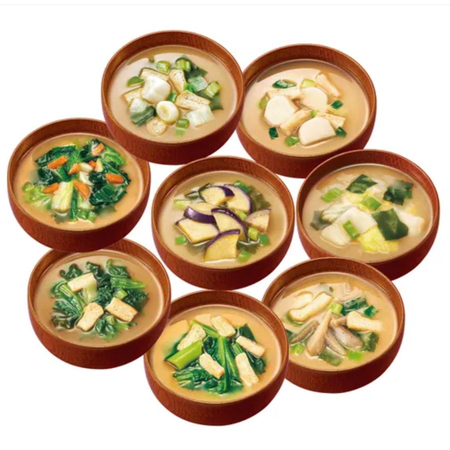 現貨＆發票🌷日本 天野 綜合蔬菜湯 8種 野菜湯 野菜味增湯 味增湯 宵夜 解饞 零食 即食 喝湯-細節圖3