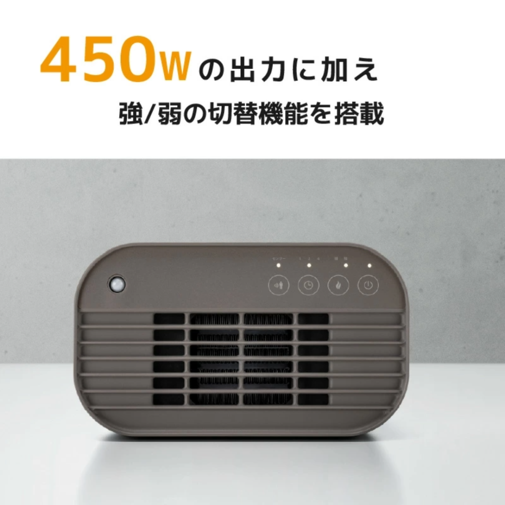 花日屋🌷日本正品 迷你陶瓷暖氣 節能感測器 瞬熱溫控 桌上型 居家良品-細節圖2