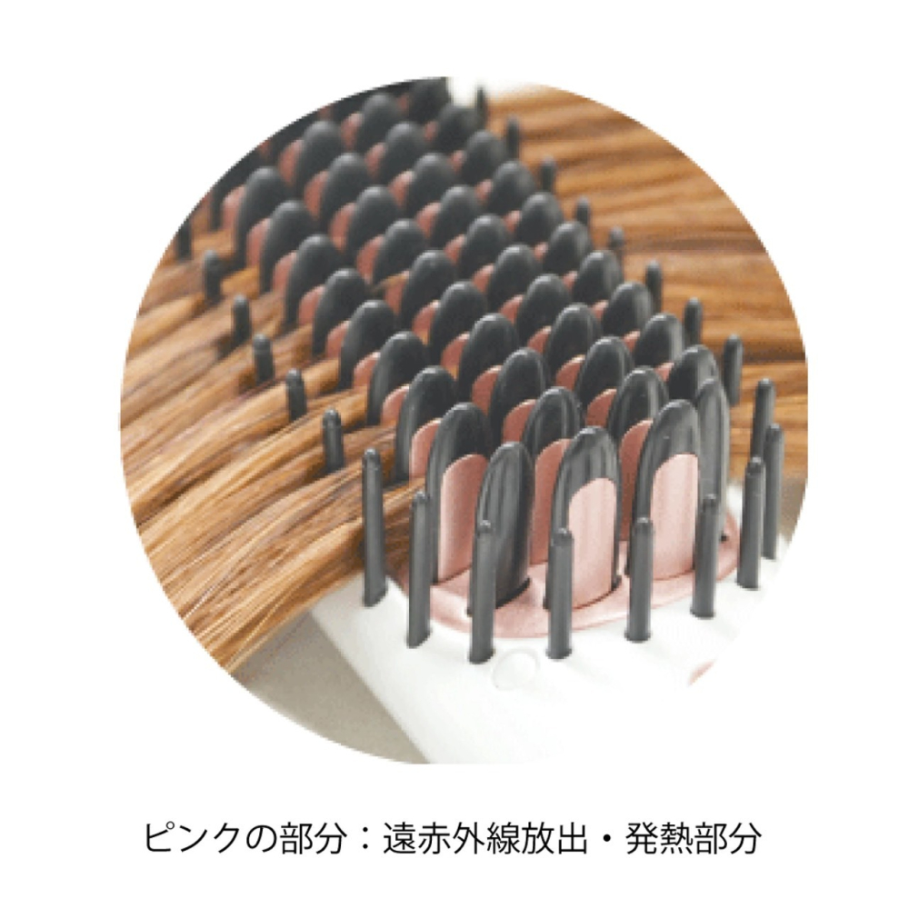 CARERISE 梳式直髮器 J 型梳式直髮器 撫平後的毛躁和凌亂 增加蓬鬆度 雨季必備-細節圖5