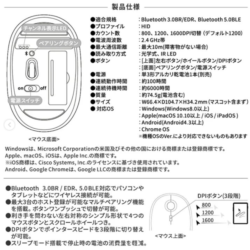 日本帶回 三麗鷗 米飛兔 歐拉夫 拉拉熊 無線藍芽耳機 無線滑鼠-細節圖3