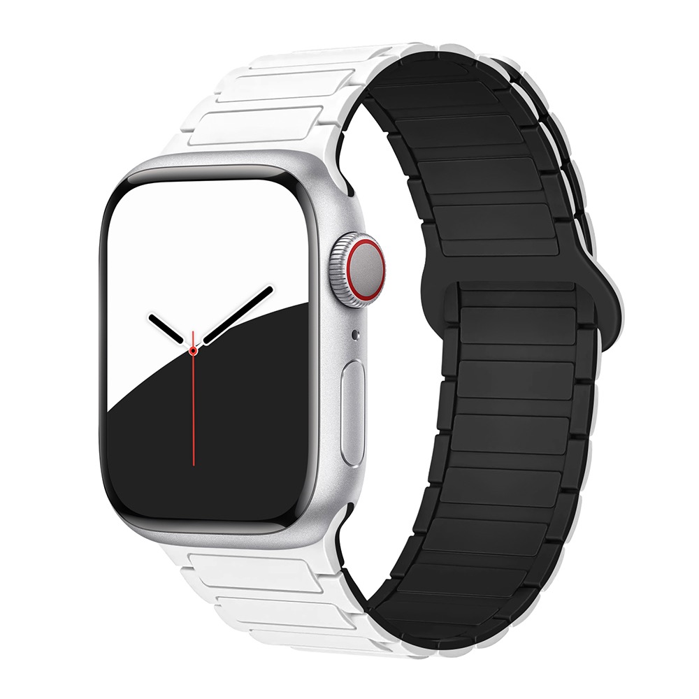 MYL【蘋果手錶帶星光矽膠】超強柔韌感三株磁吸力 適用Apple Watch錶帶S10 9 8 7 SE 42m 46m-規格圖11