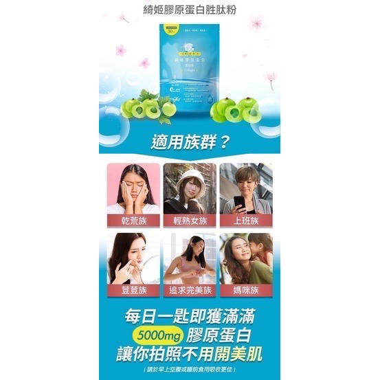 豐挺美妍5 in 1頂級專利成分~綺姬膠原蛋白胜肽粉180克裝(💧水嫩Q彈✨2週有感)-細節圖7