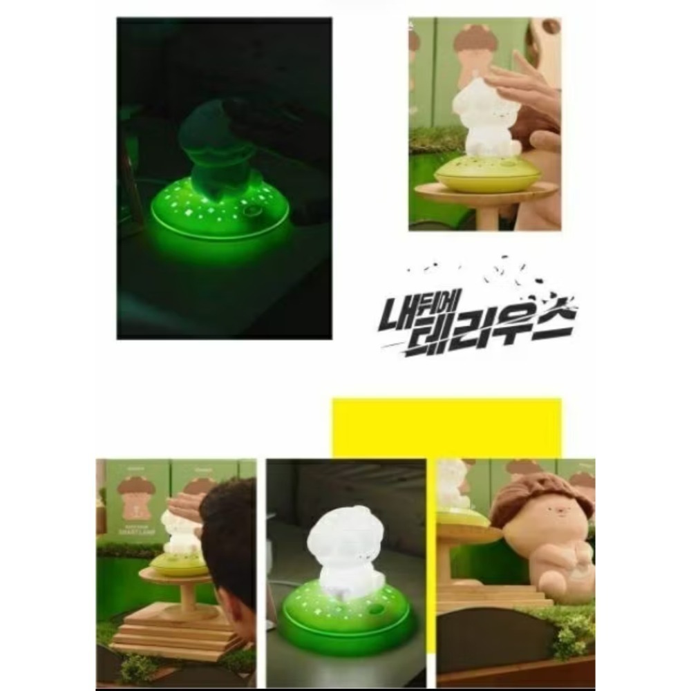 現貨  🇰🇷 韓國 官方正品 蘇志燮 韓劇我身後的陶斯 豬斯娃娃 MANI LED小夜燈 觸碰燈-細節圖5