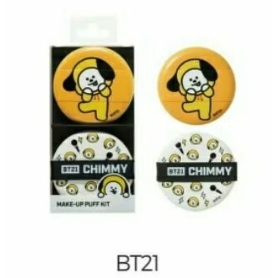 現貨 🇰🇷 韓國 官方正品 韓國 BTS BT21 防彈少年團 x OLIVE YOUNG 氣墊粉撲兩入組 粉撲-規格圖7