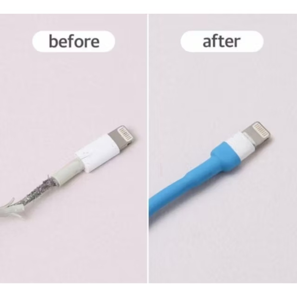 現貨 🇰🇷 韓國大創 DAISO 傳輸線 充電線 保護 維修 熱縮條 12入組-細節圖2