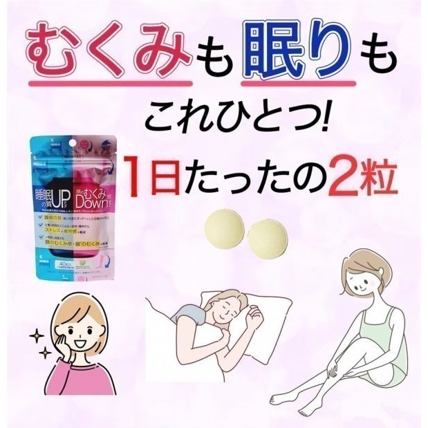 🇯🇵 日本 Unimat Riken 睡眠品質UP 水腫DOWN 40粒 GABA 檸檬橙皮素-細節圖4