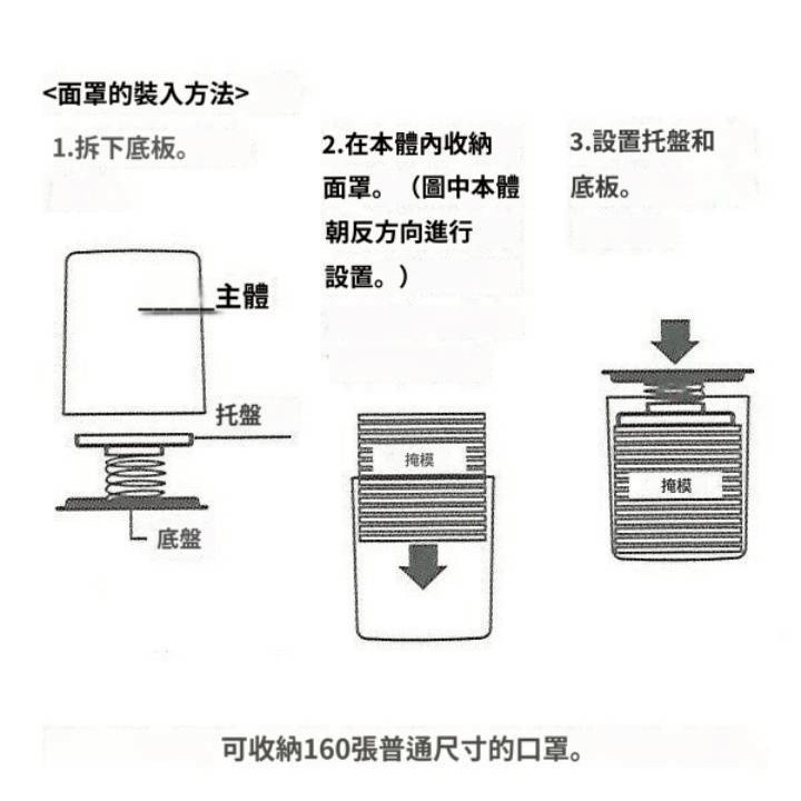 現貨 🇯🇵 日本 SKATER SNOOPY 史努比 按壓升起式口罩收納盒 自動升高口罩收納盒 可收納60枚口罩-細節圖6