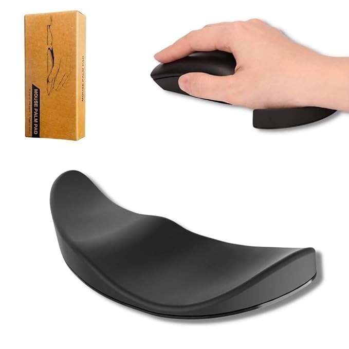 滑鼠護腕墊｜人體工學｜親膚柔軟、滑順支撐手掌｜平面防滑底座｜舒緩 RSI 與腕隧道症候群手腕疼痛｜⭐️全新未拆-細節圖5