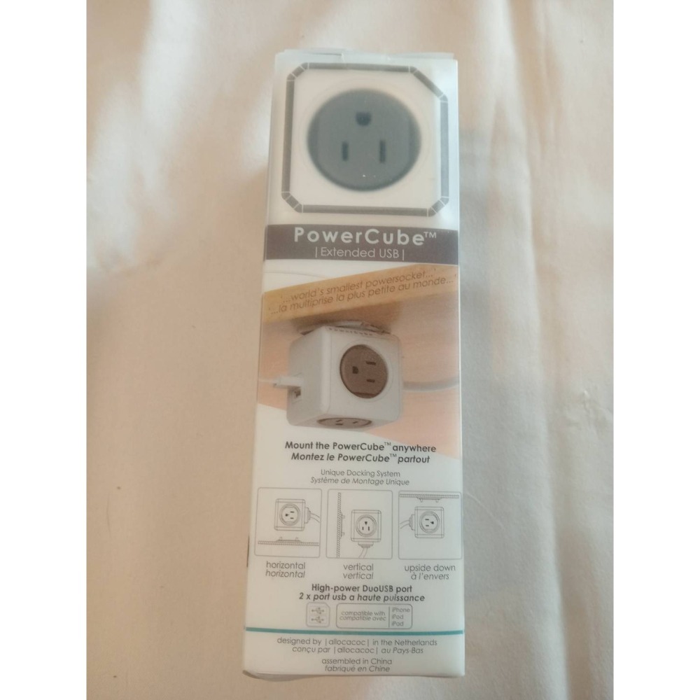 【allocacoc】PowerCube USB延長線｜盒損｜半價⭐️全新未使用｜紅點設計獎-細節圖2