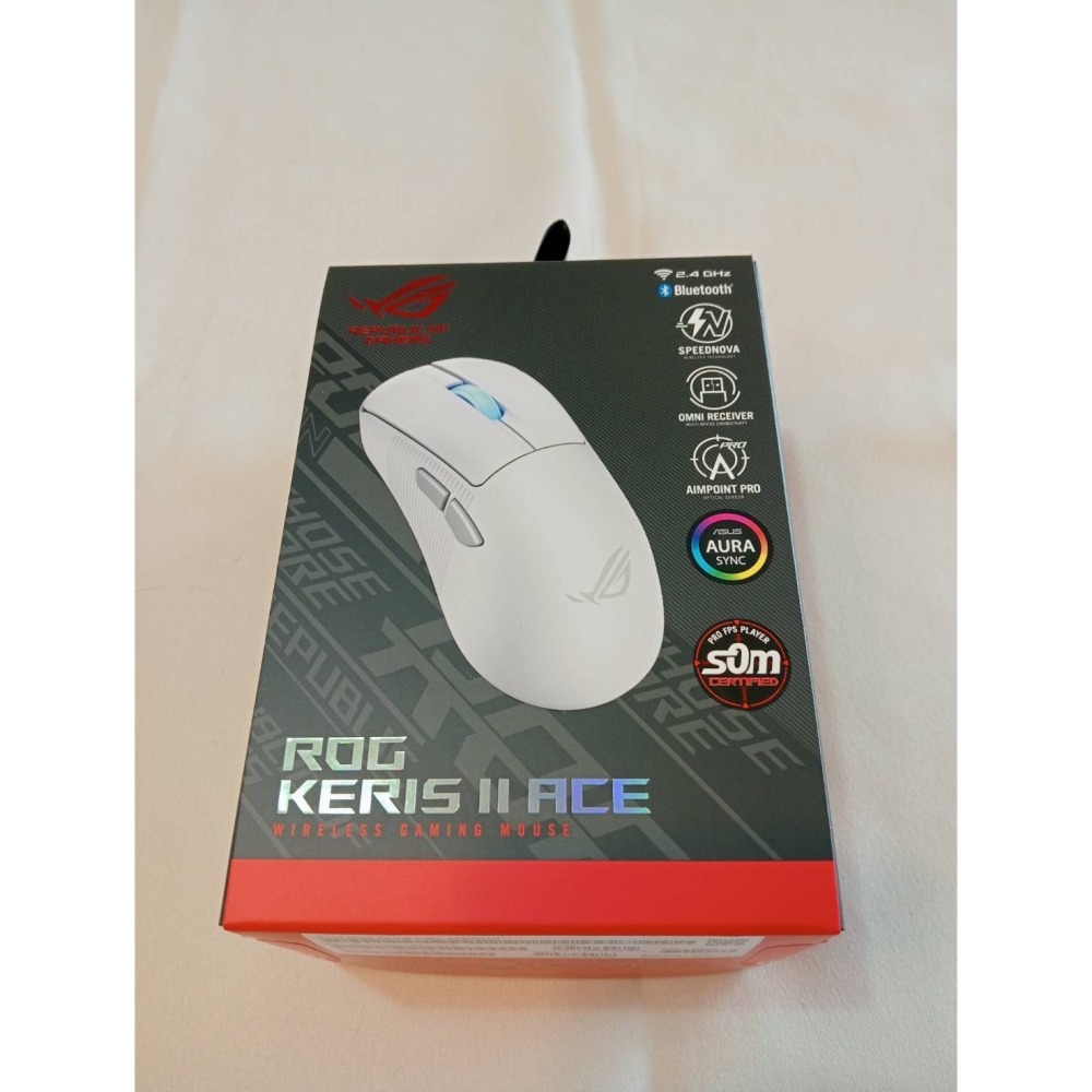 ASUS｜ROG Keris II Ace｜無線電競滑鼠｜三模連接｜⭐️全新未拆-細節圖11