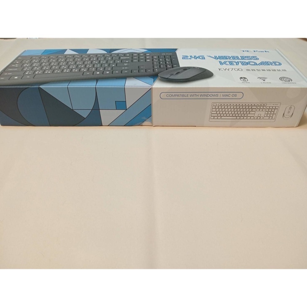 PC Park｜KW700 商務型無線鍵鼠組｜⭐️2.4GHz 無線技術｜全新未拆｜歡迎台中市區面交-細節圖2