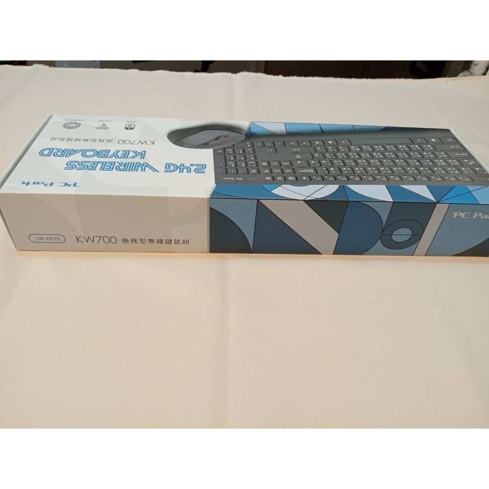 PC Park｜KW700 商務型無線鍵鼠組｜⭐️2.4GHz 無線技術｜全新未拆｜歡迎台中市區面交-細節圖4