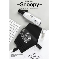 台灣出貨可愛SNOOPY查理史奴比晴雨兩用傘自動傘防風 防潑水遮陽傘防曬黑膠 超大傘面 情侶傘雨傘折傘摺疊傘雙人防曬