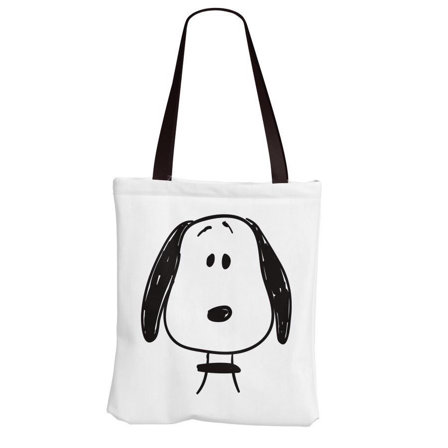 ❤️現貨台灣出貨❤️Snoopy 史努比包包 帆布手提袋 單肩包 大容量 購物袋 通勤包日韓版 大容量 百搭 托特包 單-細節圖7