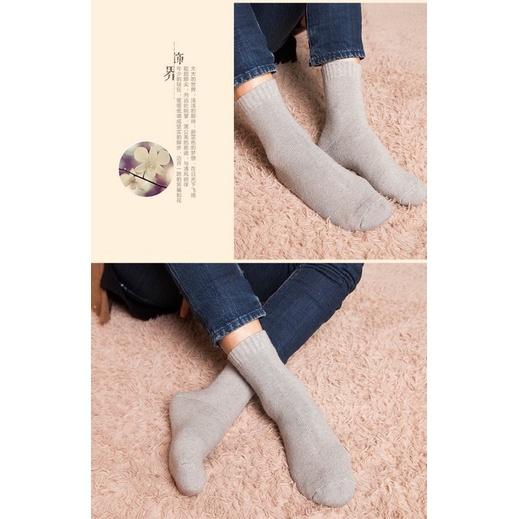 【台灣出貨 超商滿額免運】極度保暖厚實羊毛襪 厚底襪 襪子 羊毛襪 中筒襪 厚襪子 襪 足底保暖 冬天保暖羊羔絨保暖襪-細節圖6