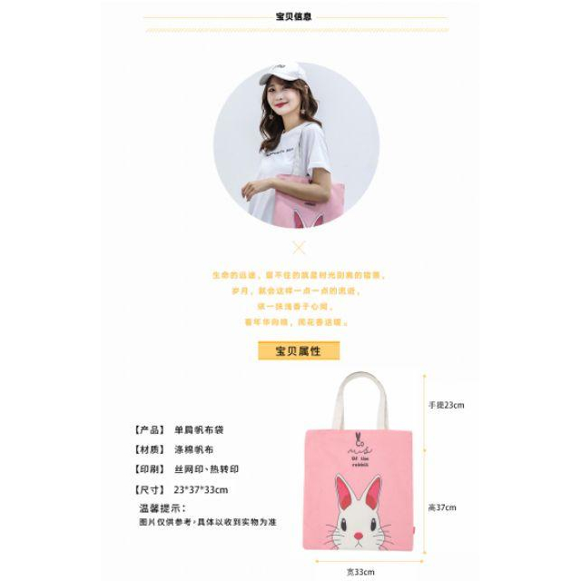 出清特價24小時出貨帆布包日韓國文藝簡約森系印花學生書包百搭小清新布袋女單肩手提-細節圖9