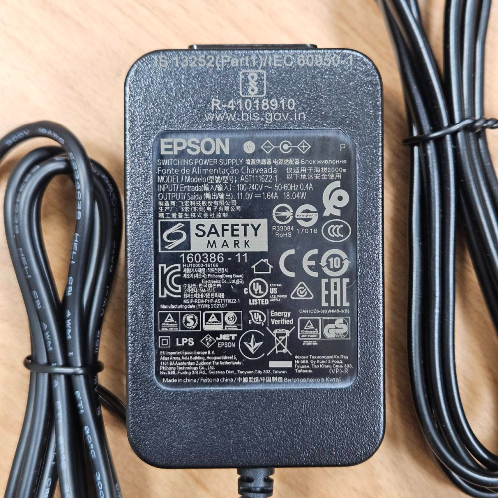 【EPSON 原廠 標籤機變壓器 11V 1.64A 適用LW-600P LW-700 LW-Z700 LW-K740-細節圖2