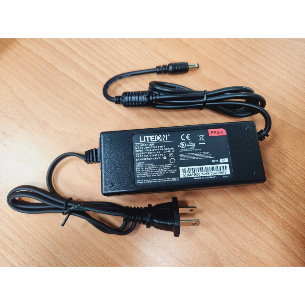 變壓器 🍎 建興 12V 6A 橫 內徑 2.5 外徑5.5 🍎 適用監視器、液晶螢幕-細節圖3