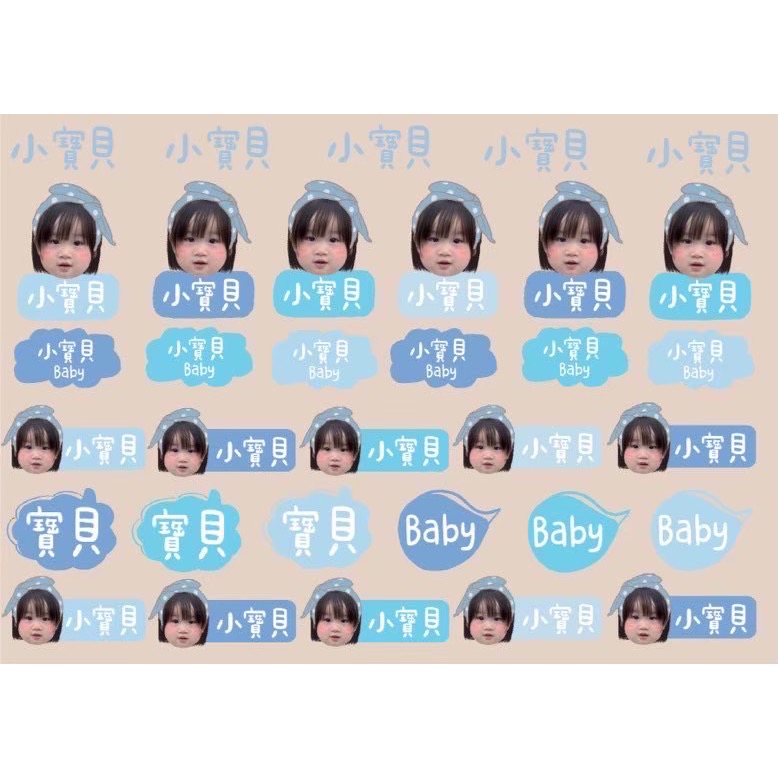 🌸水晶立體姓名貼🌸色塊系列-規格圖3