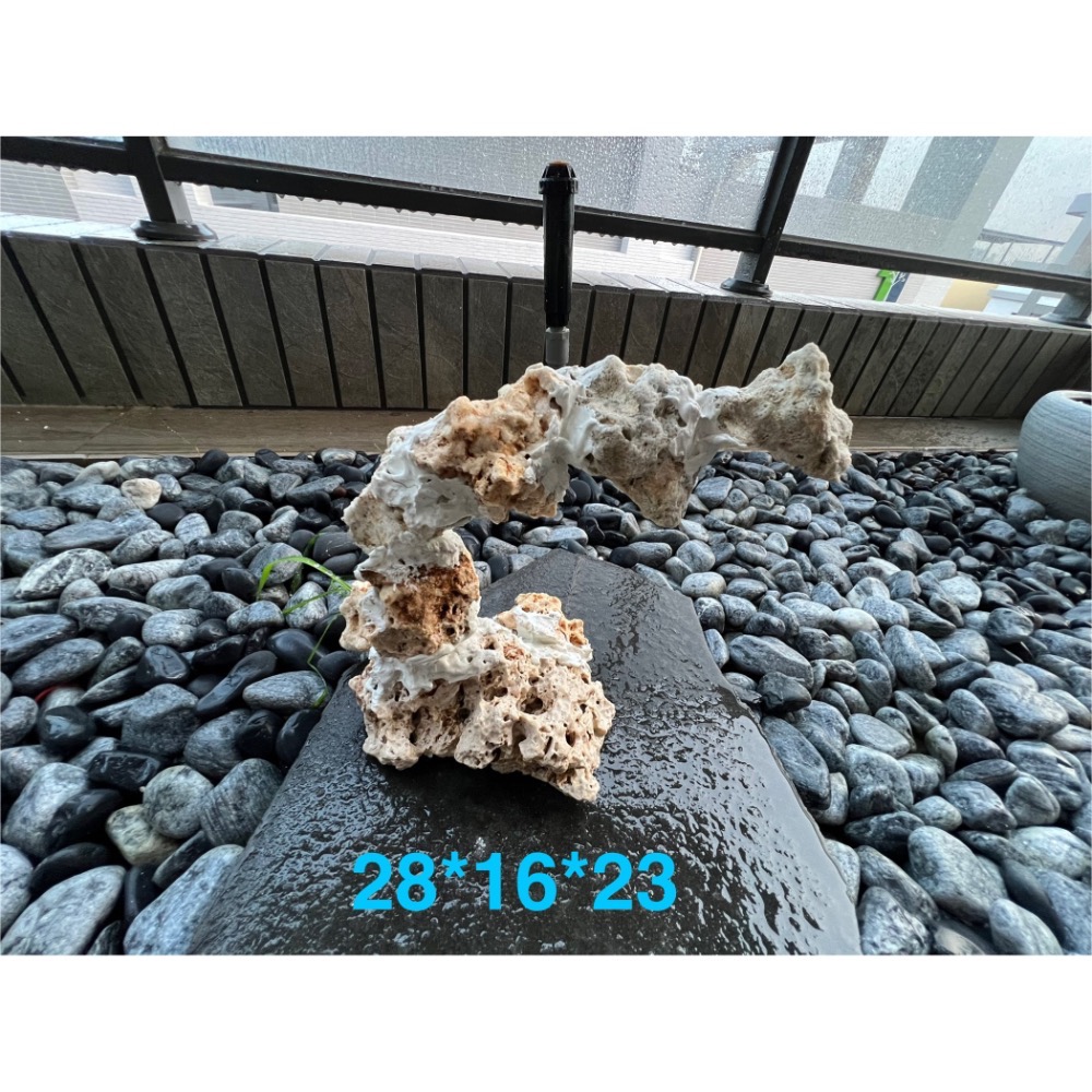 夢幻手工海水缸造景石｜咕咕石造型｜適用奈米缸/珊瑚缸-細節圖3