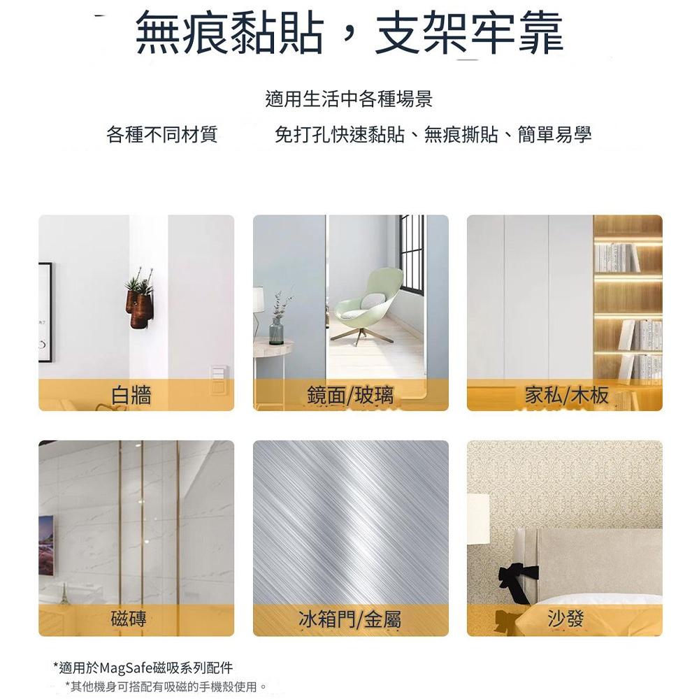 磁力環 手機 支架 | 磁力貼 磁吸 Magsafe 手機架 磁吸便利貼 牆壁磁吸支架 磁吸圈 |適用 iPhone-細節圖2