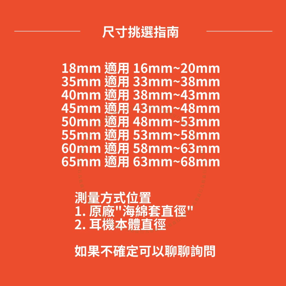 耳機海綿套 耳掛式 通用型 |適用 耳機 耳棉套 大海綿套 替換 耳機棉套 耳罩 海綿墊 耳機麥克風 耳機海綿罩 安全帽-細節圖7