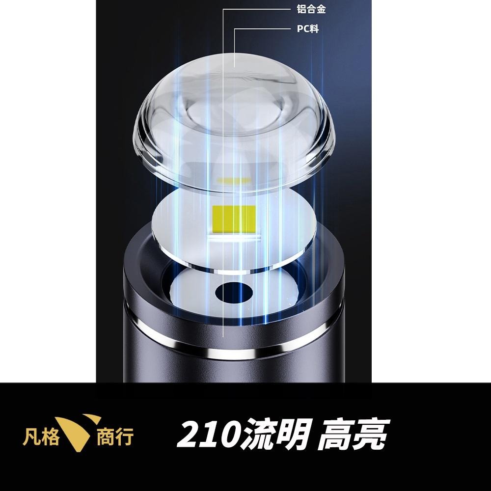 USB-C 迷你 手電筒 | 無電池 1W 迷你燈 高亮度 LED燈 Type-C供電 即插即用 露營 電燈 鑰匙圈-細節圖5