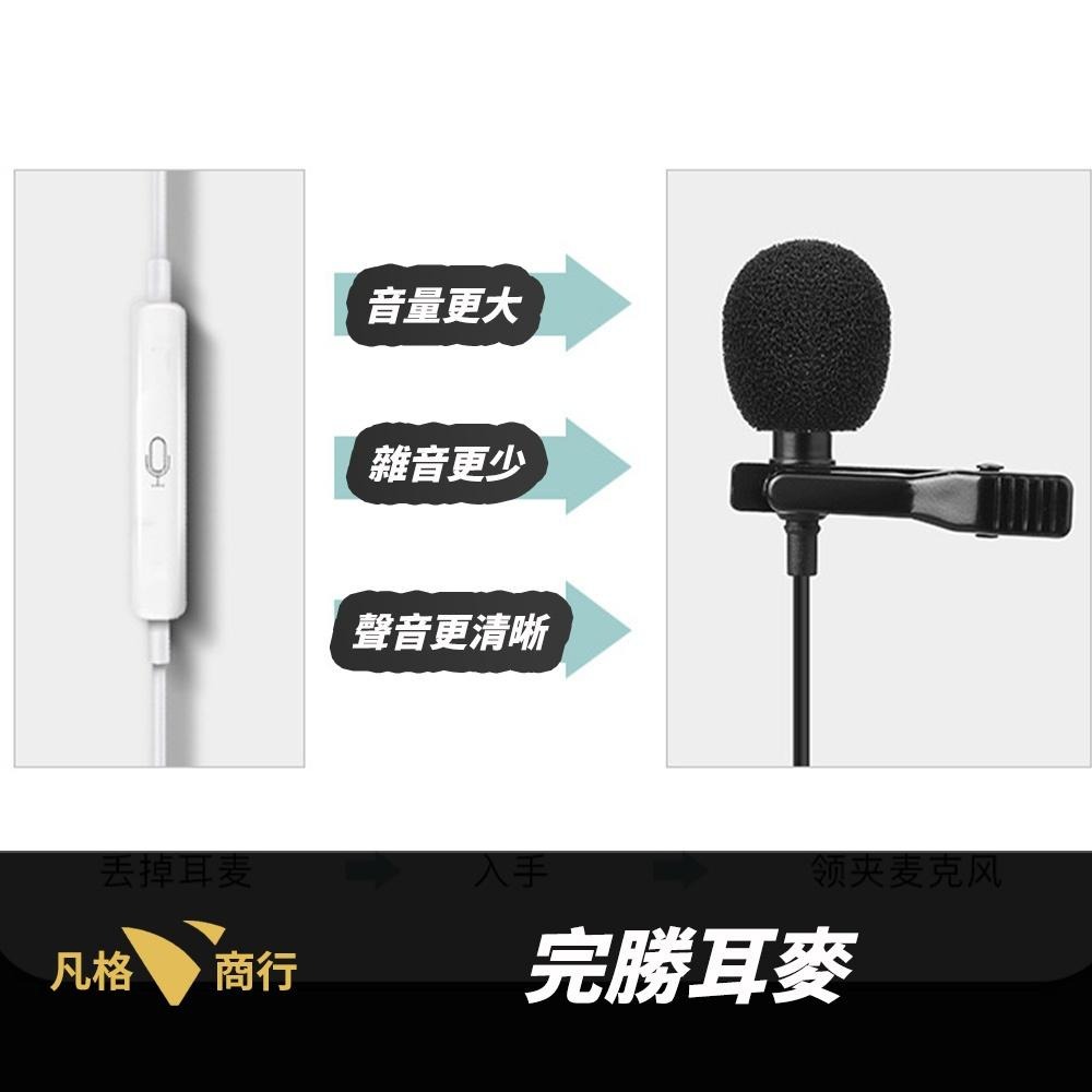 領夾式 麥克風 |  3.5mm 款 Type-C 款 迷你便攜式麥克風 領夾式麥克風 錄音麥克風 迷你麥克風-細節圖2