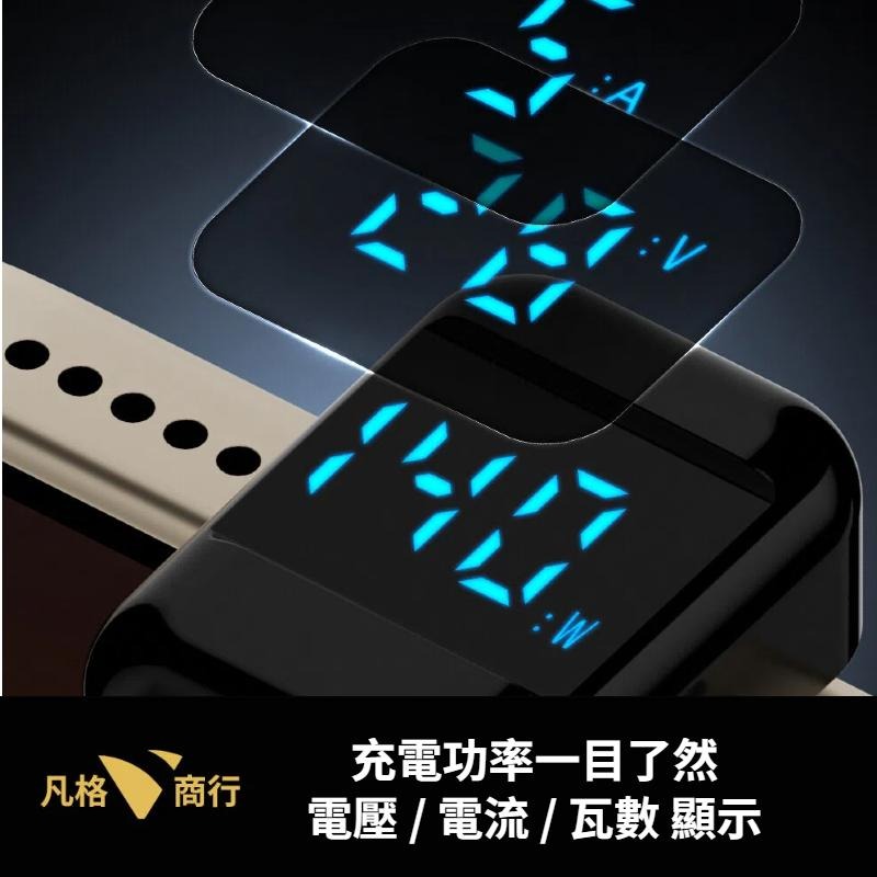 USB-C U型 數顯轉接頭 | 檢測電壓 電壓顯示 充電顯示 轉接 Type-C 轉接頭 電流瓦數 數顯充電 傳輸-細節圖2