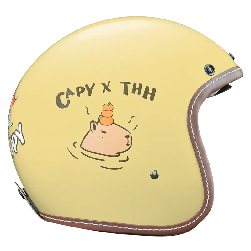 THH T-383A+ 水豚君CAPY 復古帽 內鏡片-細節圖4