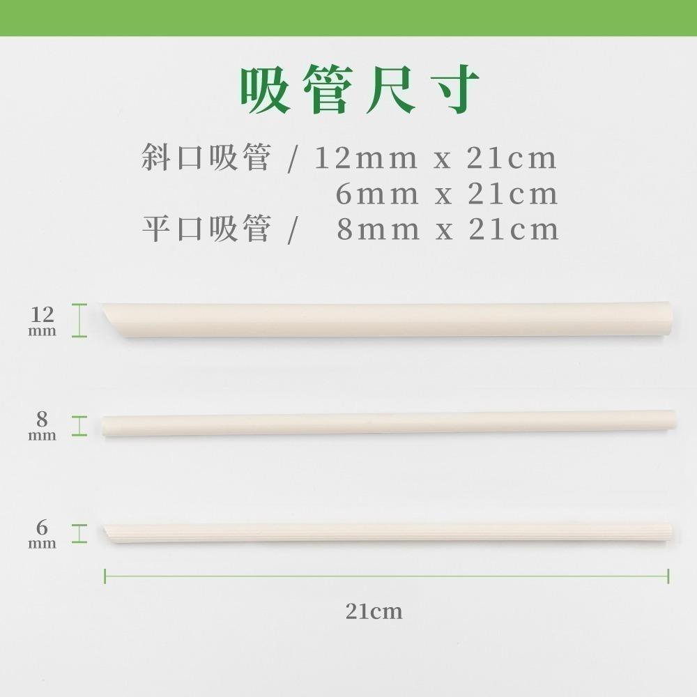 Natural-Bi® 輕便安心 一次性 環保吸管 零負擔 | 義式無塑膠微粒可分解吸管-細節圖6
