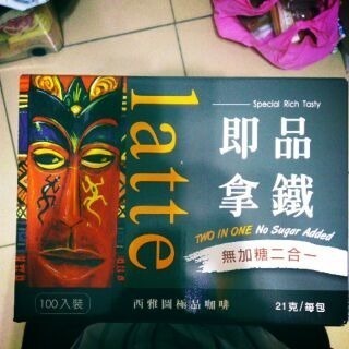 西雅圖 即品拿鐵 無加糖二合一 100入(超取最多2盒)-細節圖2