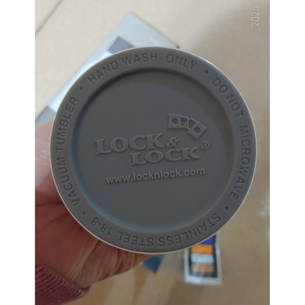 【樂扣樂扣】Name Tumbler 白色保溫瓶350ML (附空白姓名貼)-細節圖2