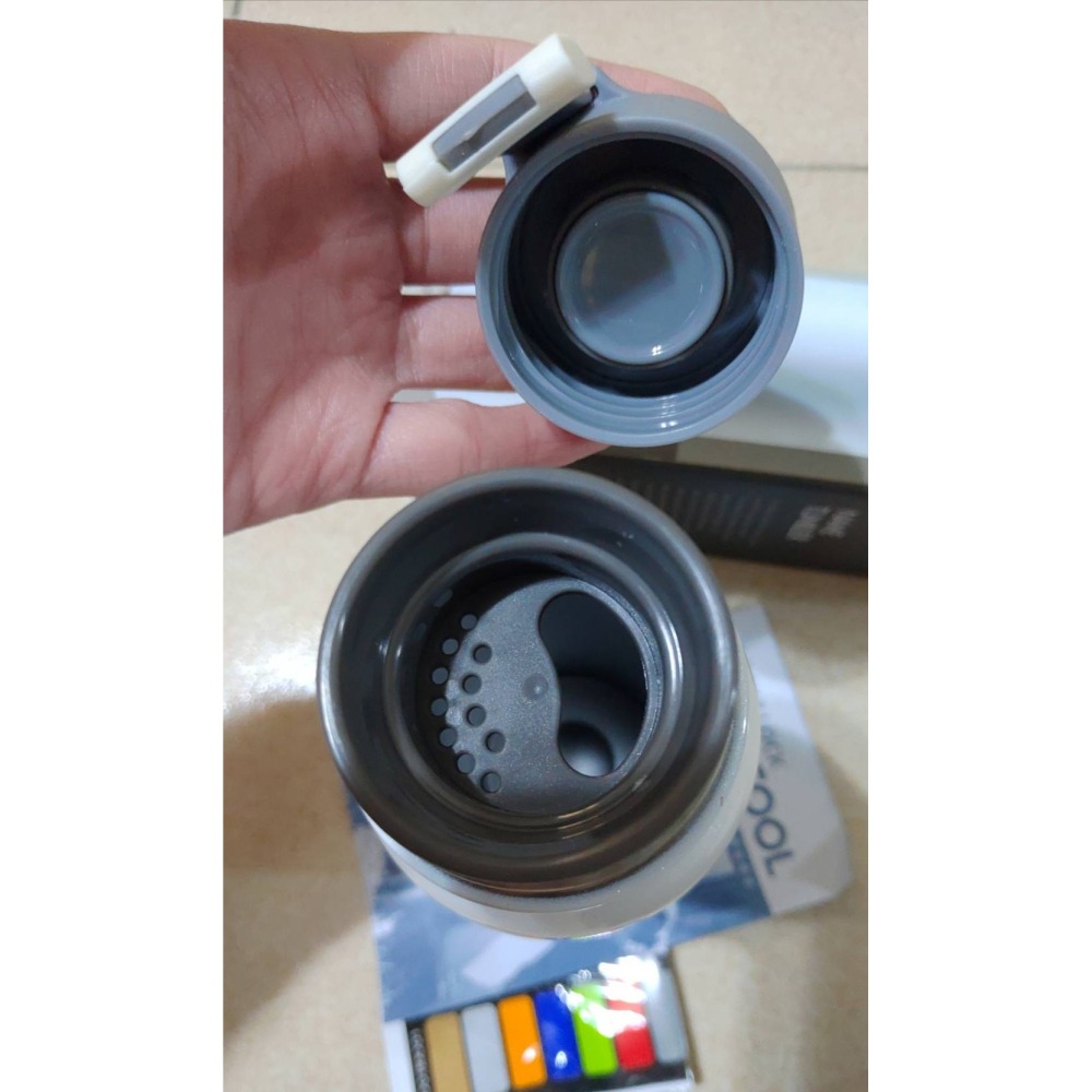 【樂扣樂扣】Name Tumbler 白色保溫瓶350ML (附空白姓名貼)-細節圖3