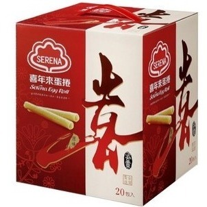 喜年來 芝麻/原味蛋捲1440g-Serena Egg Roll Gift Pack(Sesame/Original)-規格圖4