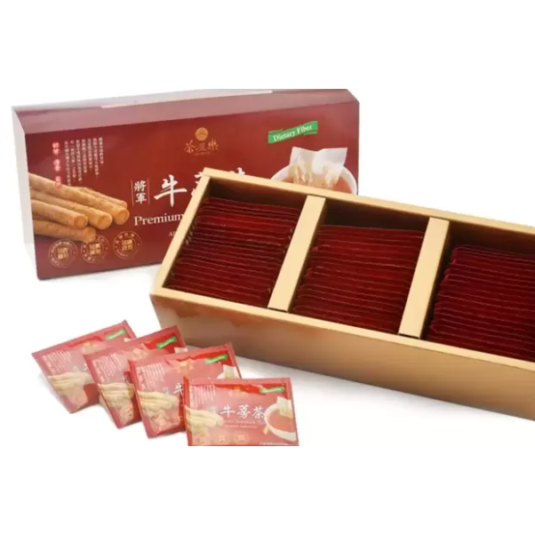 (禮盒首選)茶屋樂將軍牛蒡茶 5公克 X 60包-細節圖2