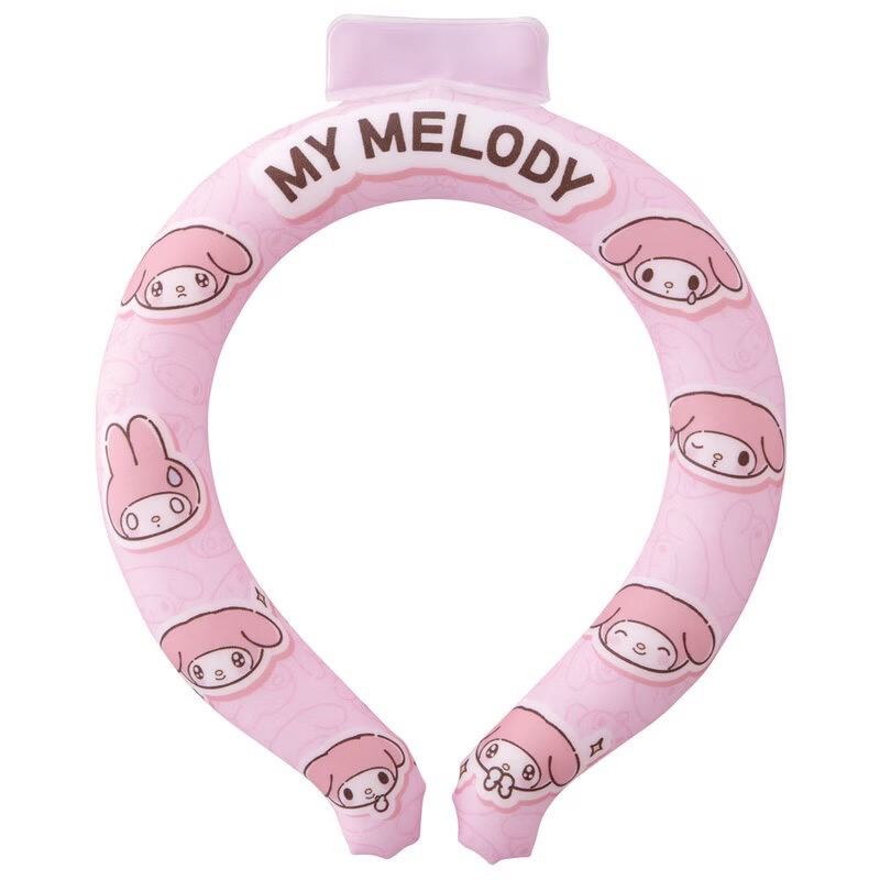 ［吉力揪愛買］☀️夏日消暑神器~日本Skater三麗鷗角色涼感頸圈-美樂蒂M/庫洛米L-細節圖4