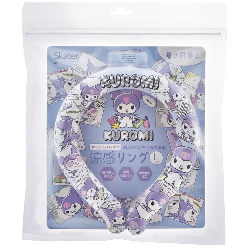 ［吉力揪愛買］☀️夏日消暑神器~日本Skater三麗鷗角色涼感頸圈-美樂蒂M/庫洛米L-規格圖8