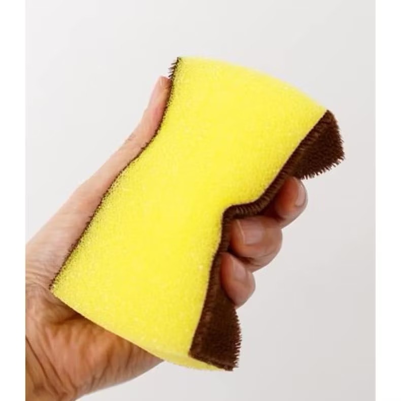 [吉力揪愛買］現貨-日本LOFT長崎蛋糕造型百潔布 / 洗碗海綿 / 四入盒裝-細節圖4