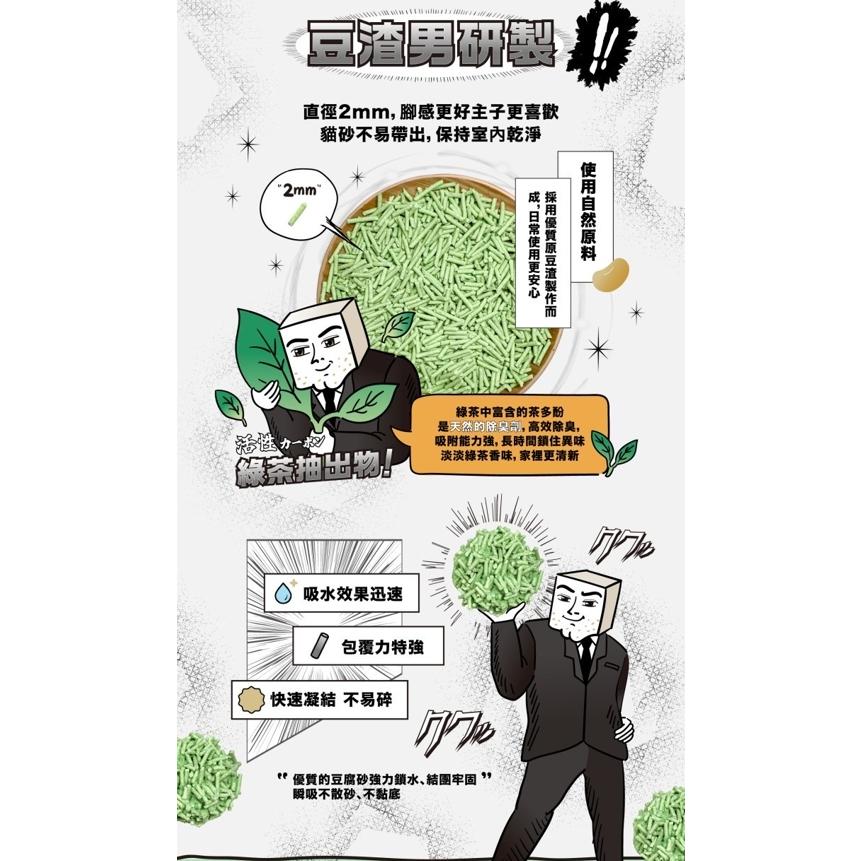 BLOP豆渣男豆腐砂7L(沖馬桶) 箱購6包990元-細節圖6