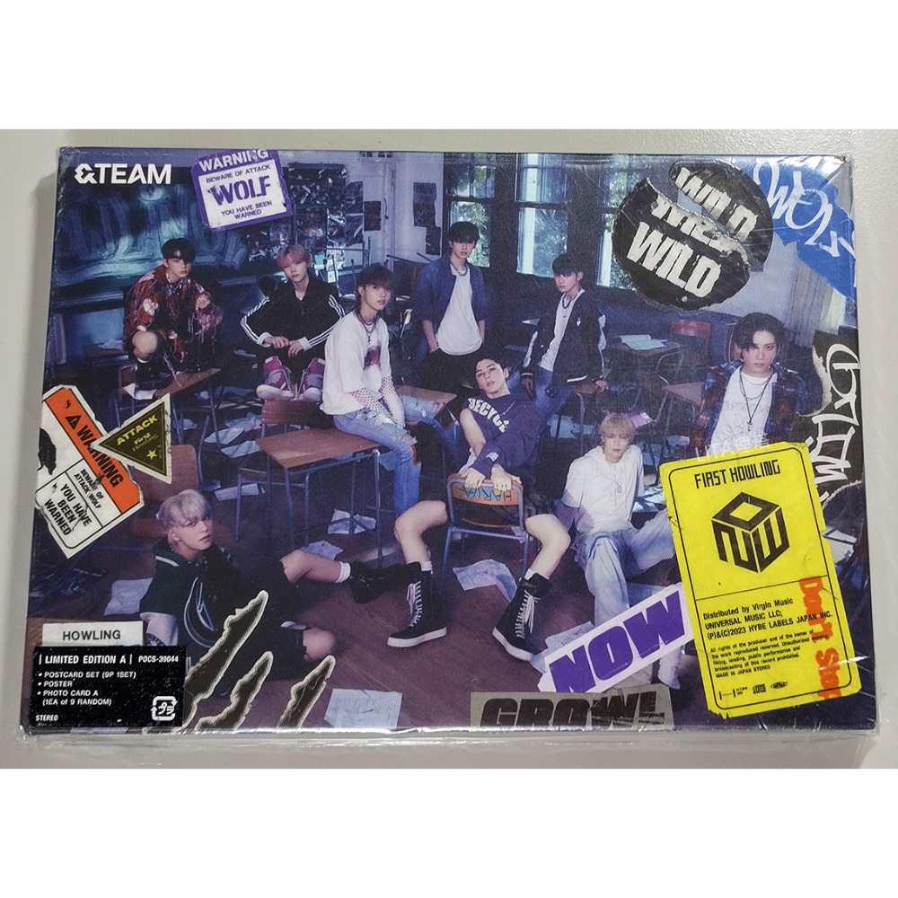 理塔。&TEAM First Howling : NOW 官方正版專輯初回限定版 正規一輯 andTEAM 未拆專-規格圖2