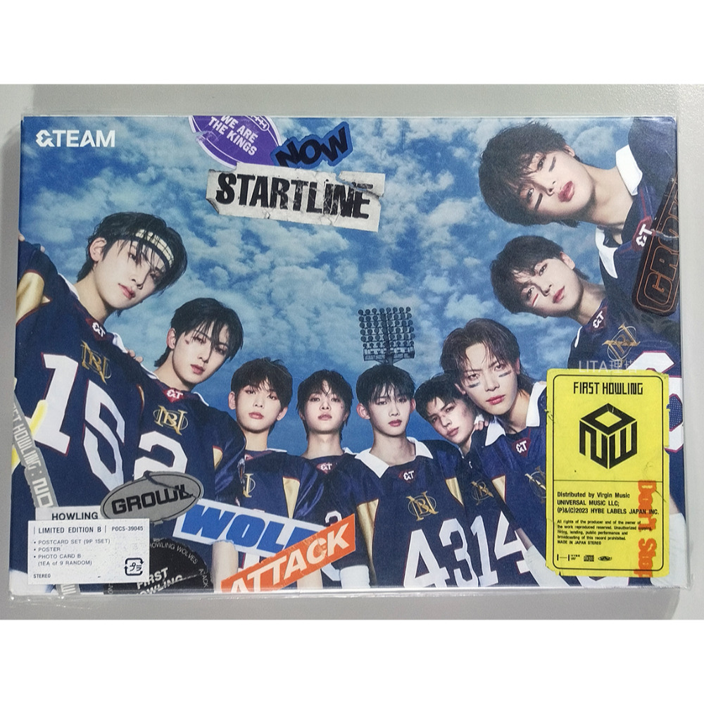 理塔。&TEAM First Howling : NOW 官方正版專輯初回限定版 正規一輯 andTEAM 未拆專-規格圖2