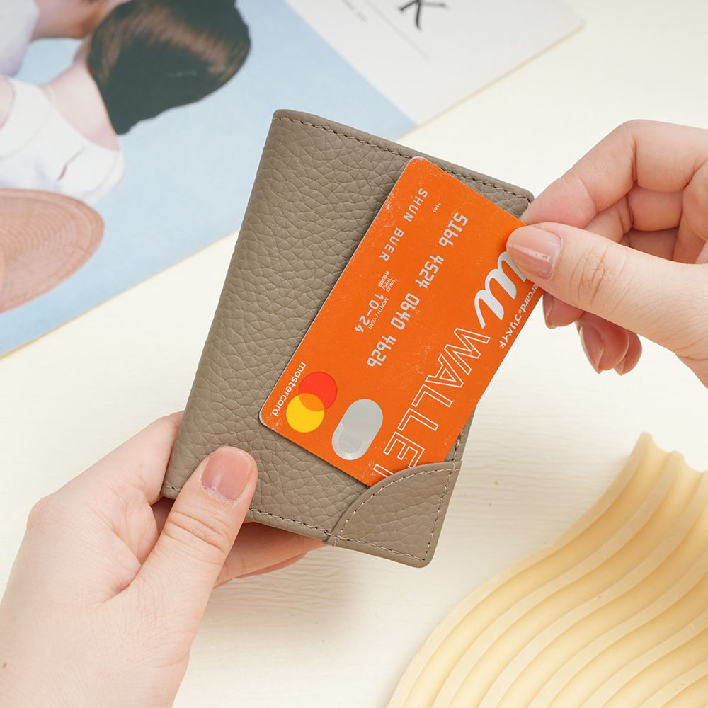 理塔。現貨真皮多色時尚多卡位卡包名片包零錢包 皮革 皮夾-細節圖5