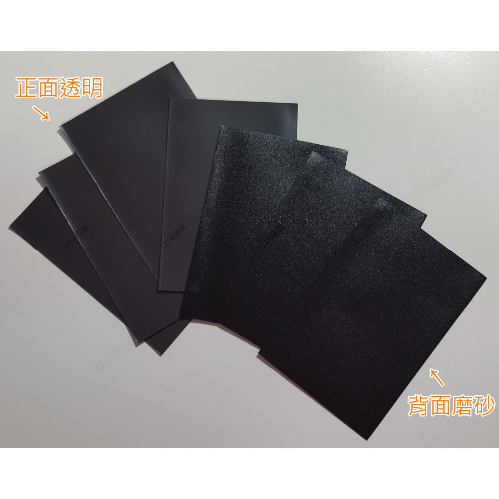理塔。磨砂霧面卡套 CPP平口塑膠套 小卡保護套 卡膜 軟卡套 塑膠袋 明星偶像 黑色 銀色 白色 啞光-規格圖6