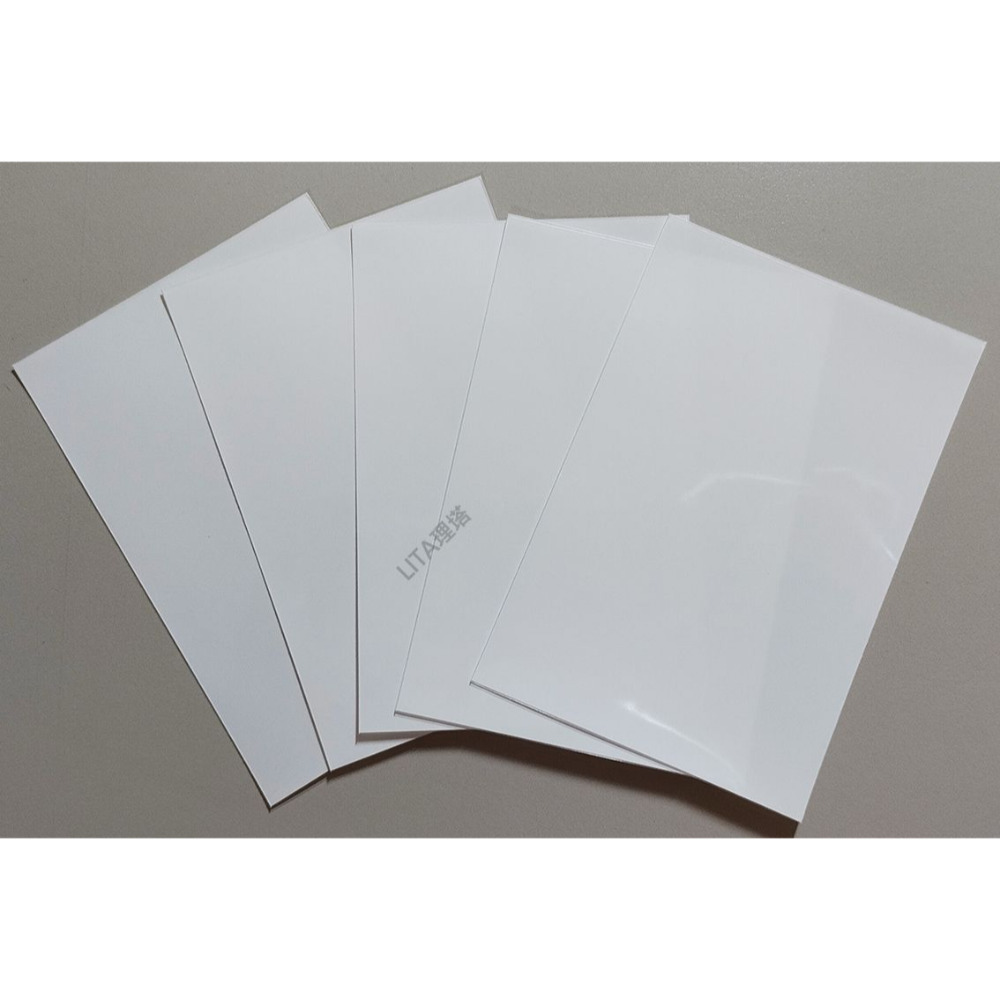 磨砂白色 61*91mm 10入