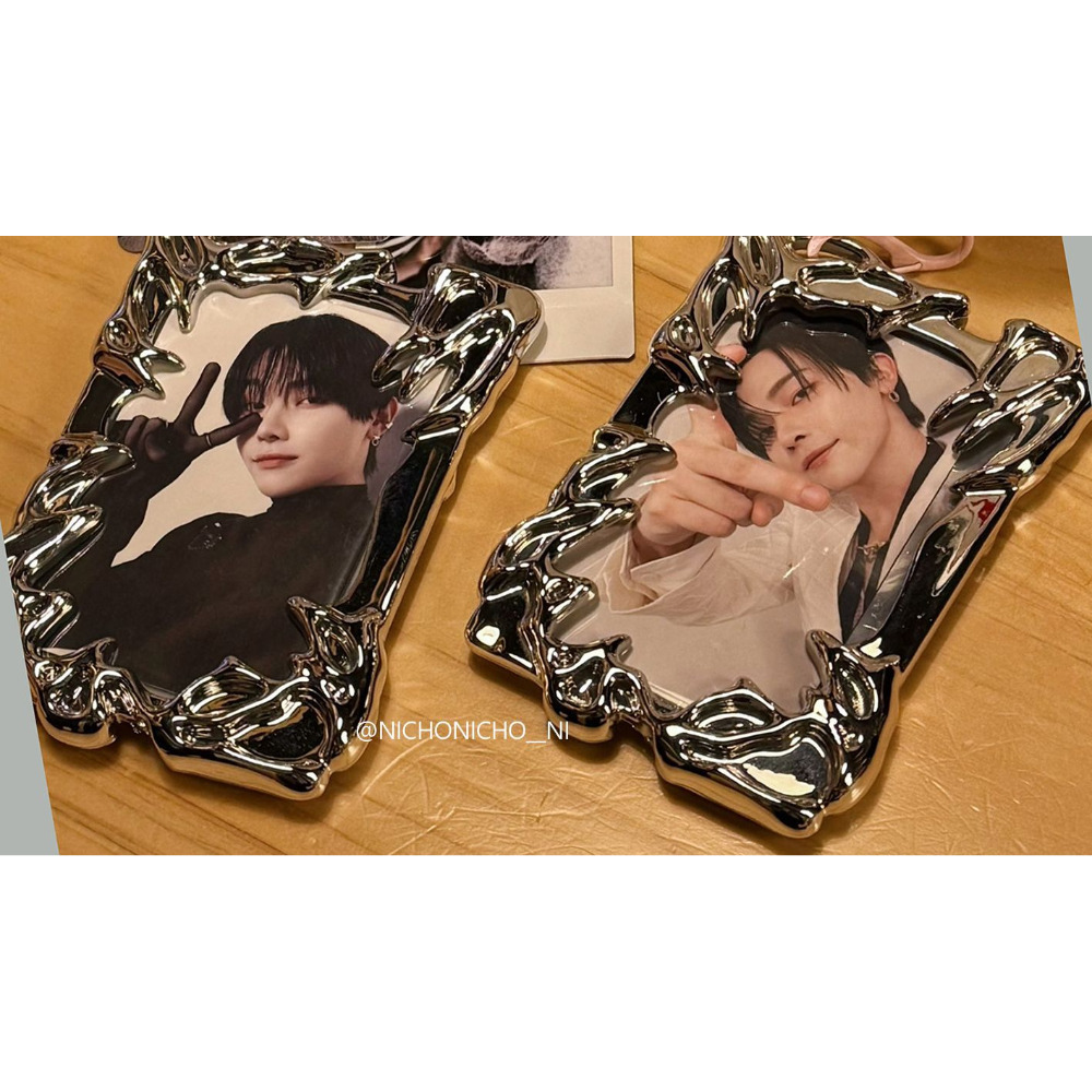 理塔。金屬感獠牙爪子卡套 卡片保護套 偶像明星 證件套-細節圖2