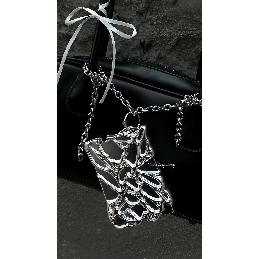 理塔。金屬感獠牙爪子卡套 卡片保護套 偶像明星 證件套-細節圖3