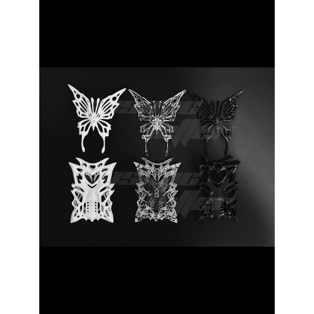 理塔。銳利感磁吸蝴蝶卡套 卡片保護套 偶像明星 證件套-細節圖3